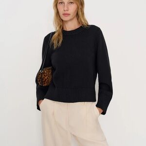 Reformation Orianne Cashmere Blend Cropped Sweater